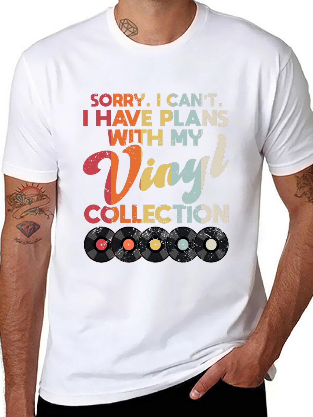 Vinyl Collection Plans Graphic Tee