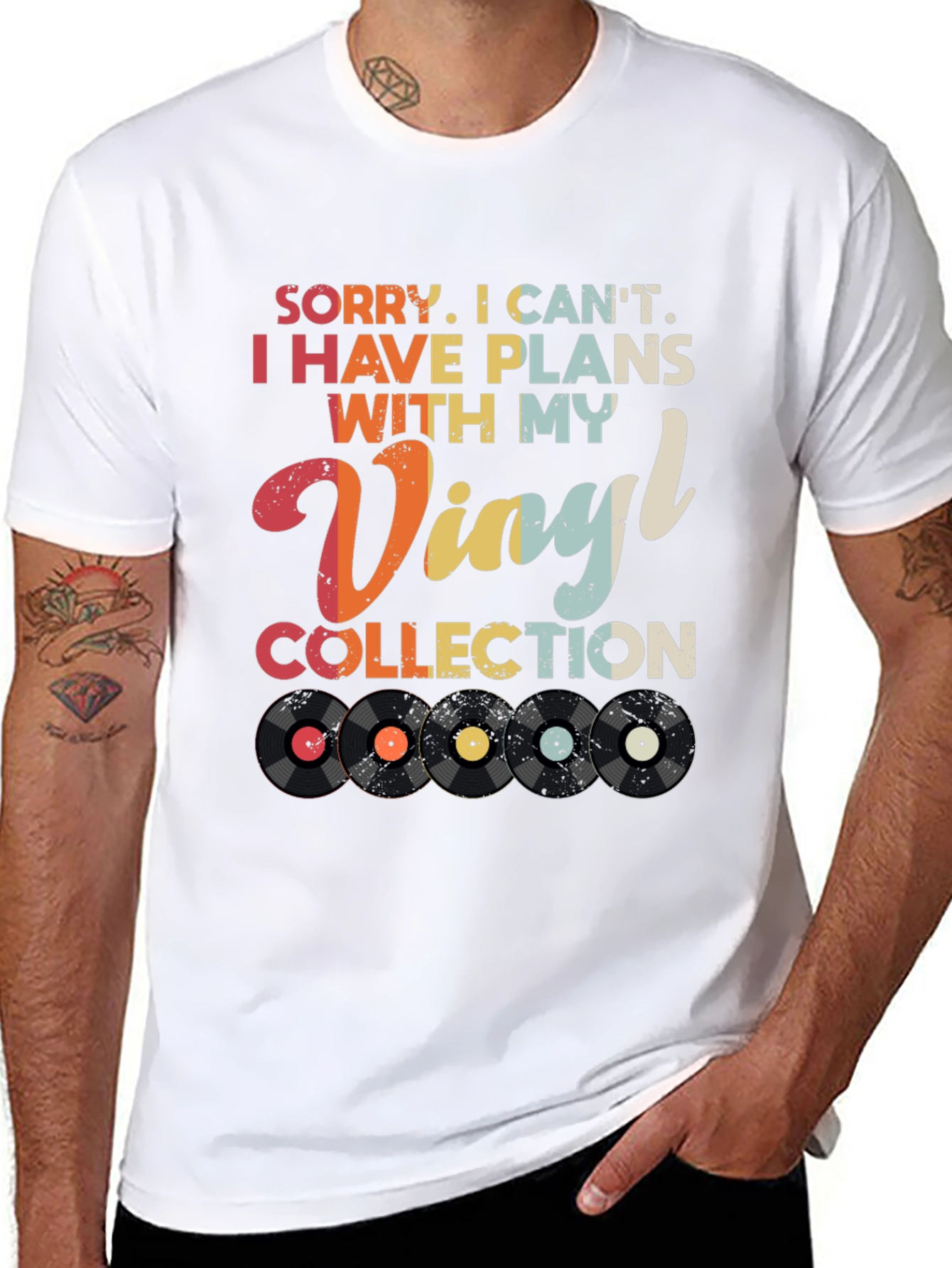 Vinyl Collection Plans Graphic Tee
