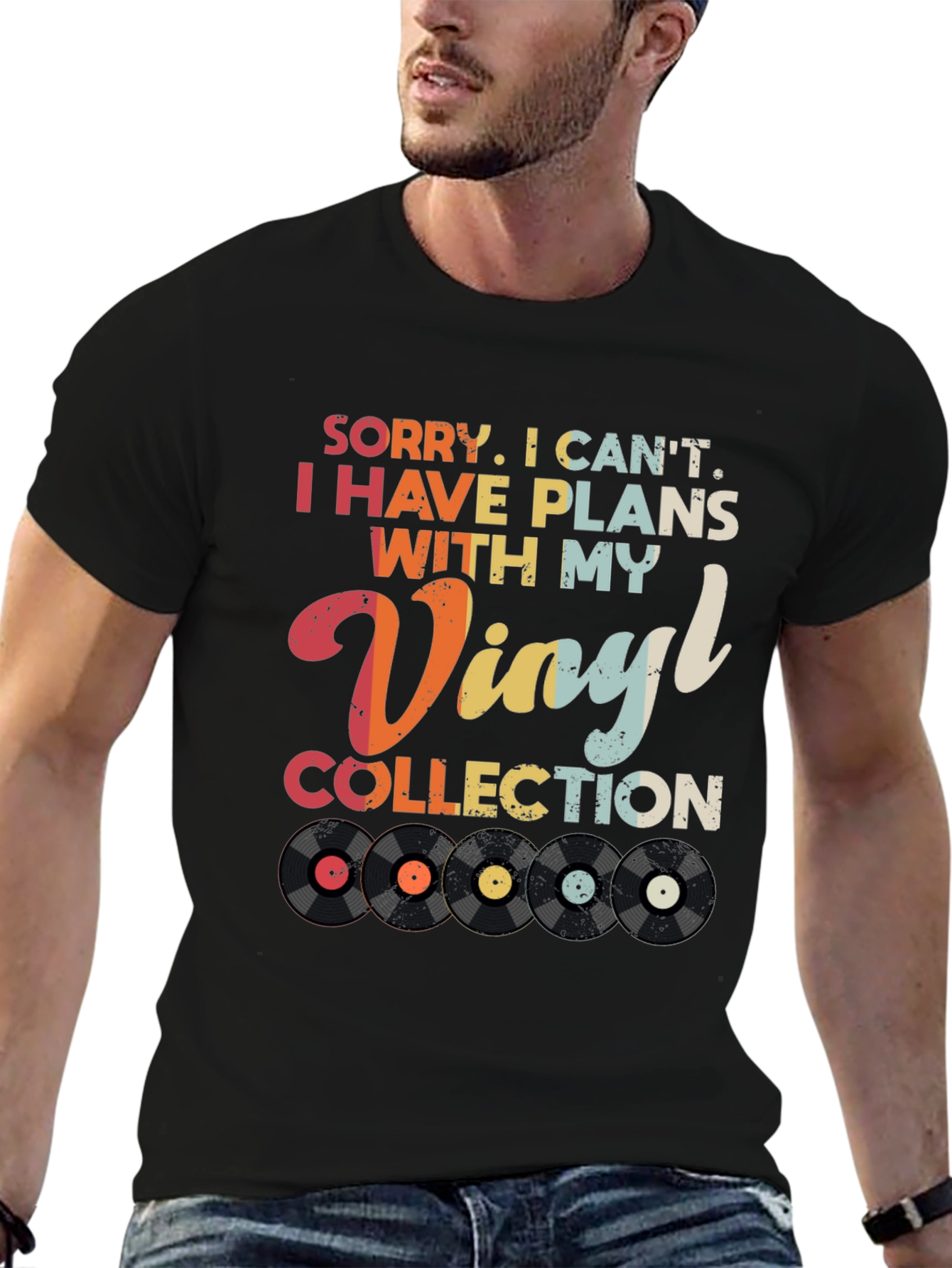 Vinyl Collection Plans Graphic Tee