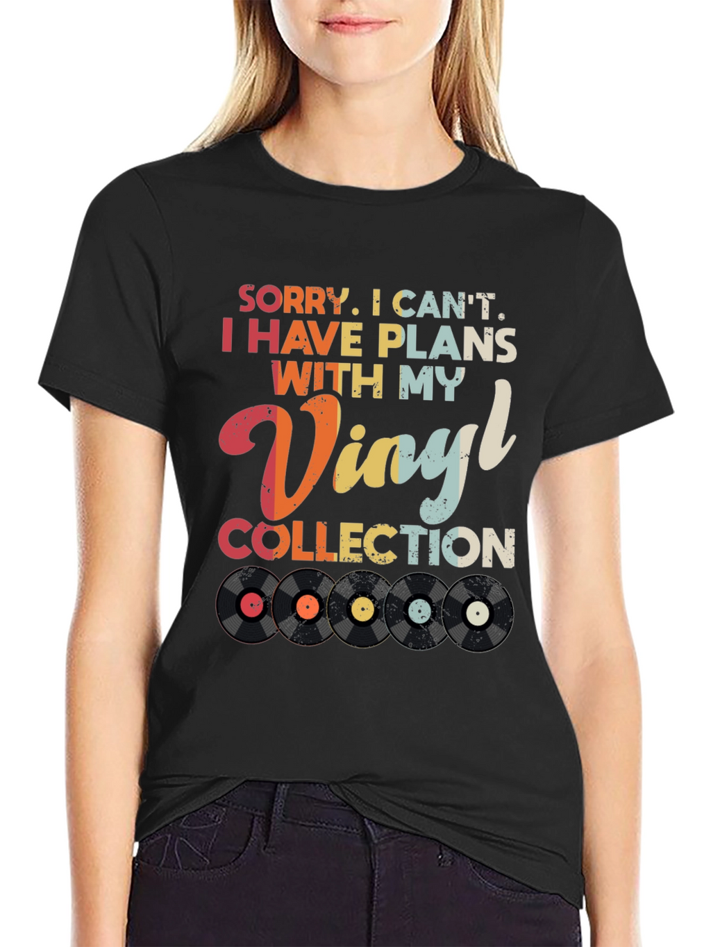 Vinyl Collection Plans Graphic Tee