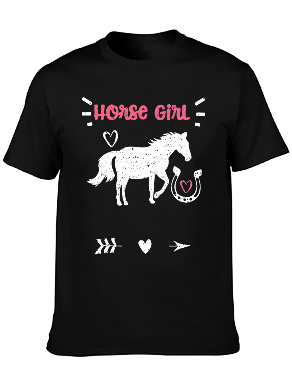 Horse Girl Graphic Tee - Equestrian Lover T-Shirt