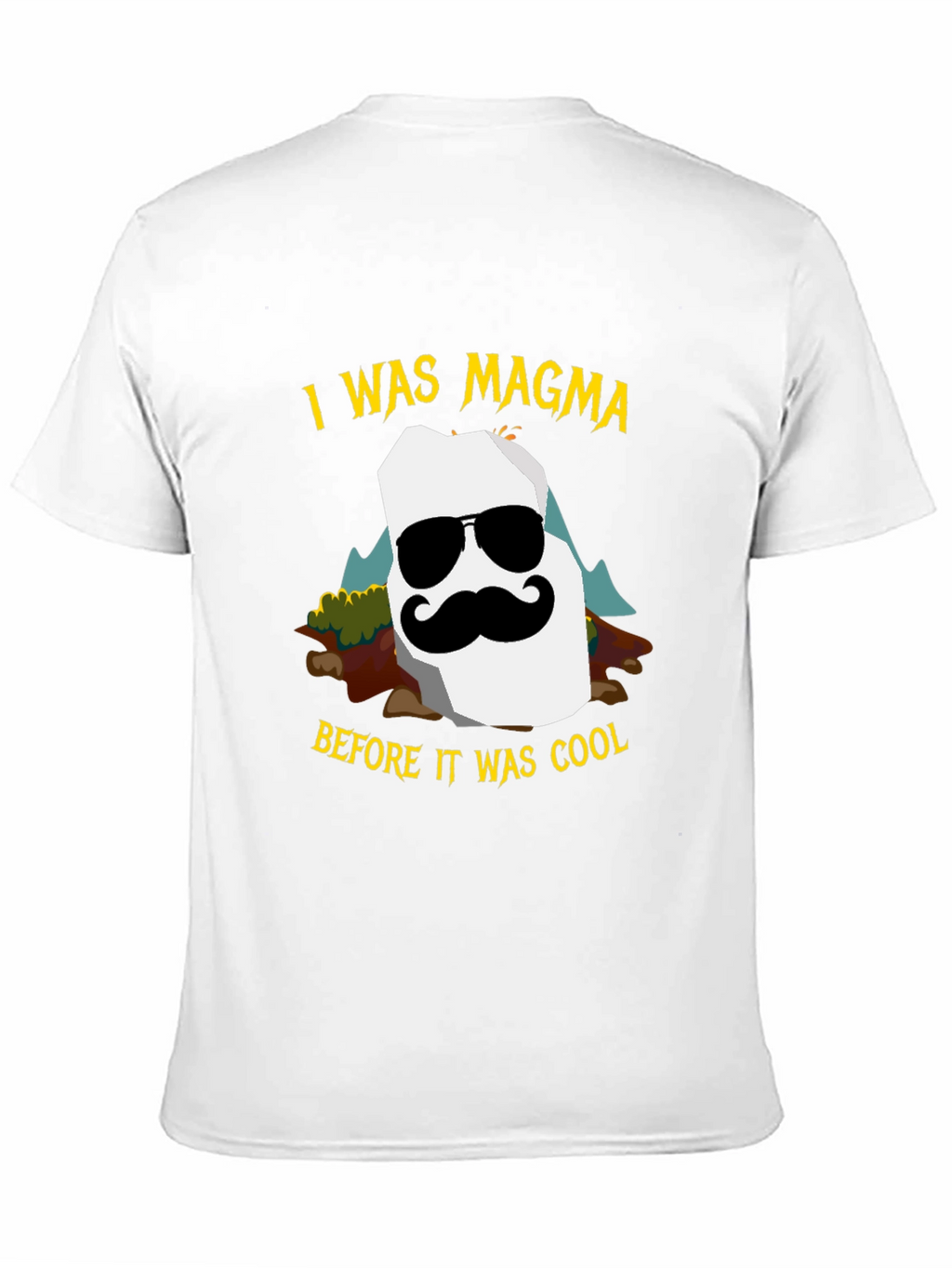 I Was Magma Cool Graphic Tee - Black