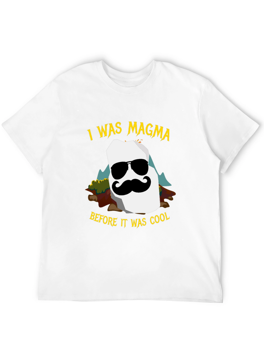 I Was Magma Cool Graphic Tee - Black