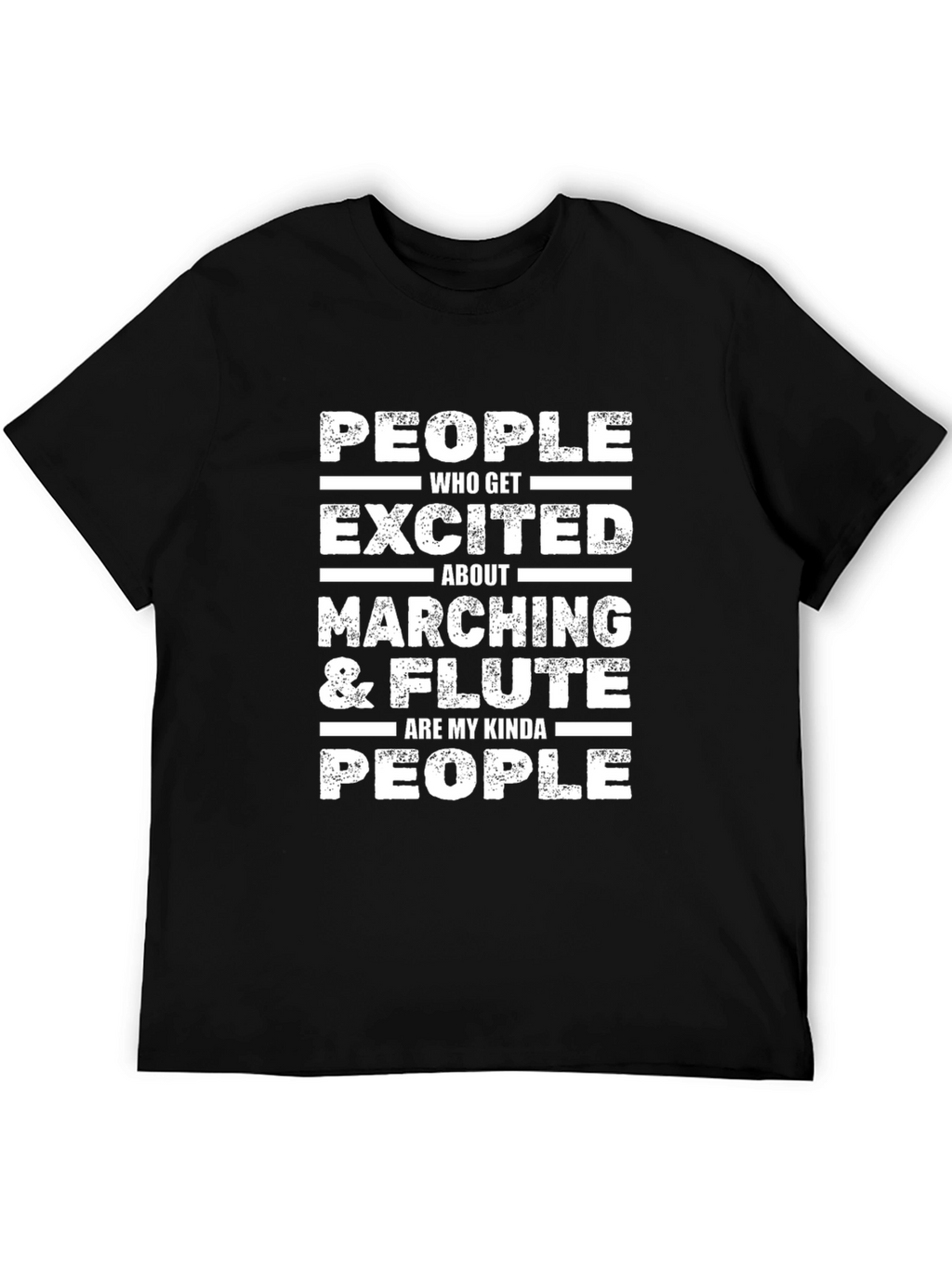 Marching & Flute Enthusiast Graphic T-Shirt