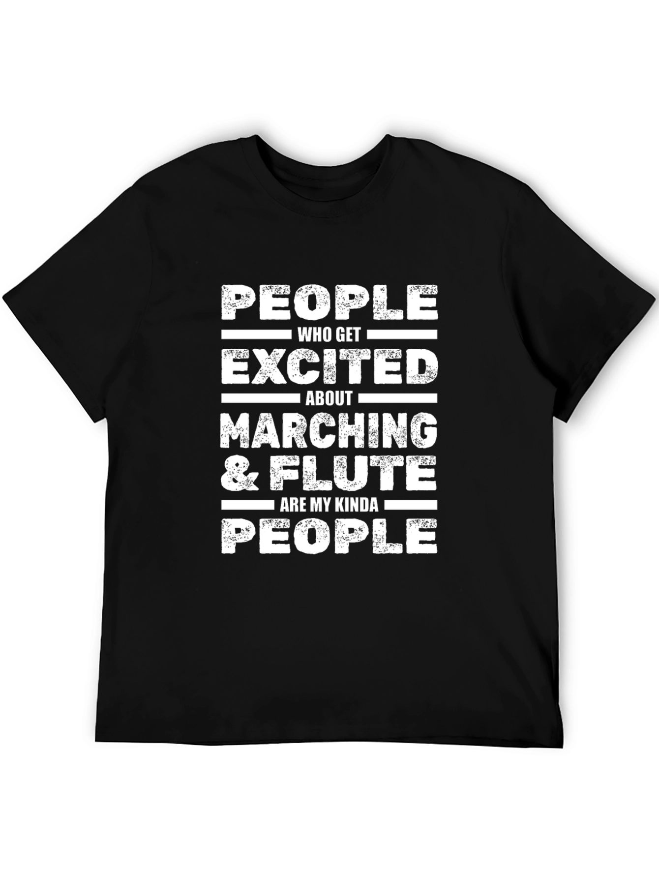Marching & Flute Enthusiast Graphic T-Shirt