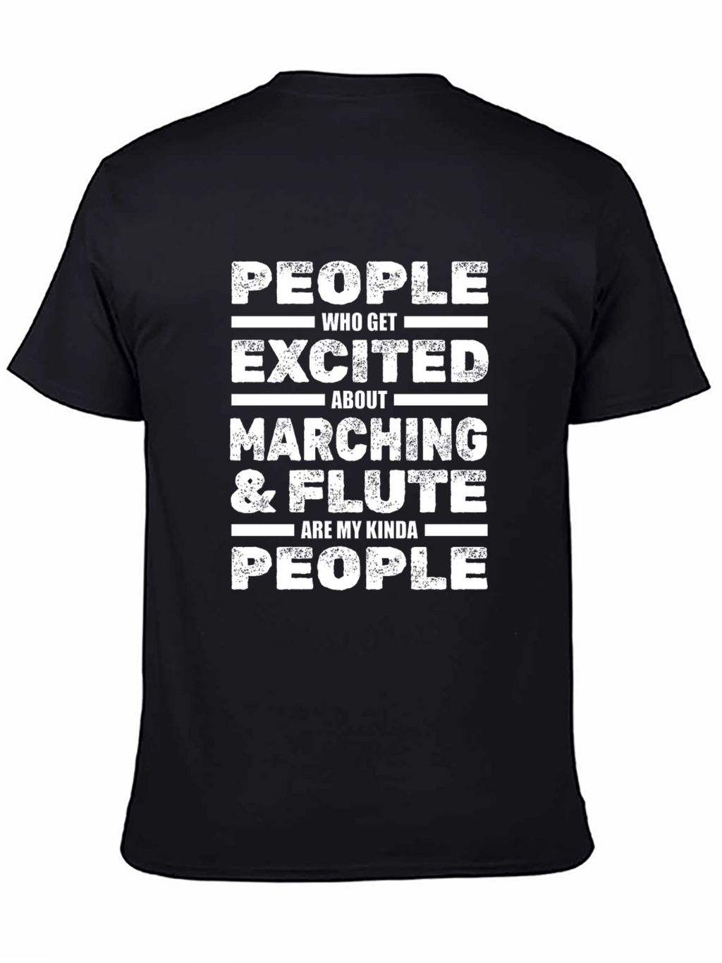 Marching & Flute Enthusiast Graphic T-Shirt