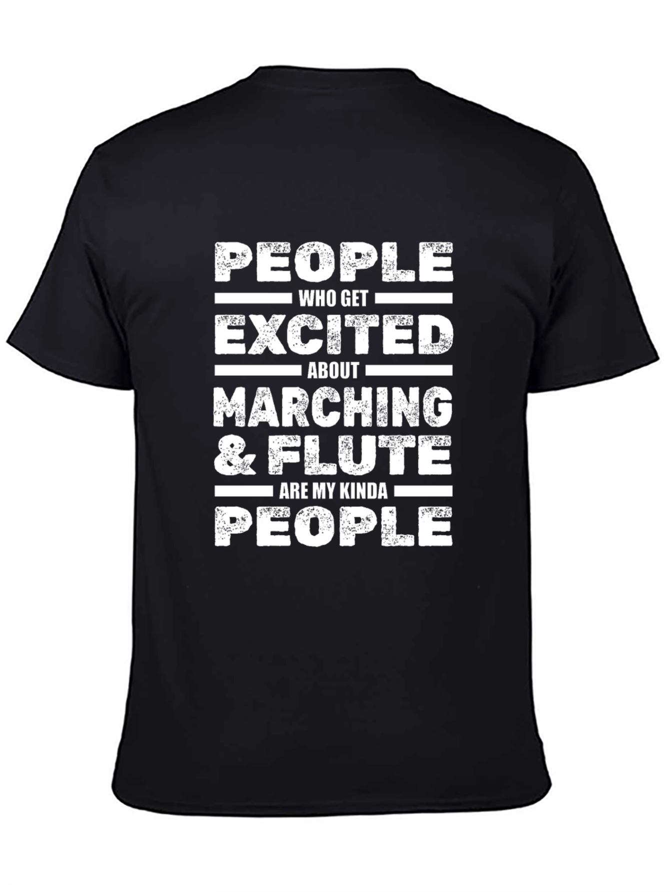 Marching & Flute Enthusiast Graphic T-Shirt