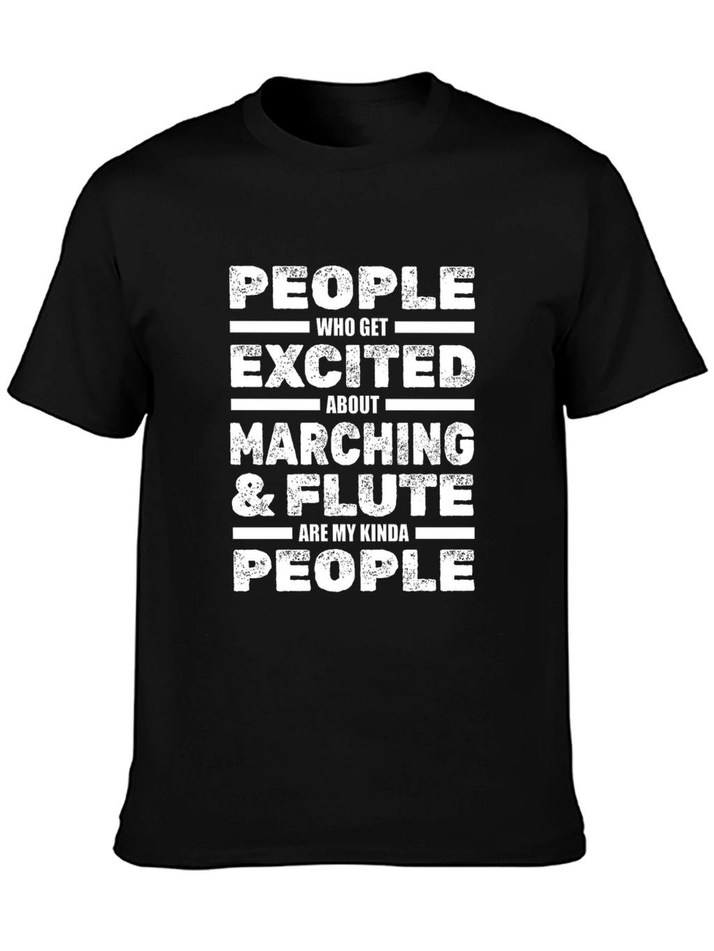 Marching & Flute Enthusiast Graphic T-Shirt