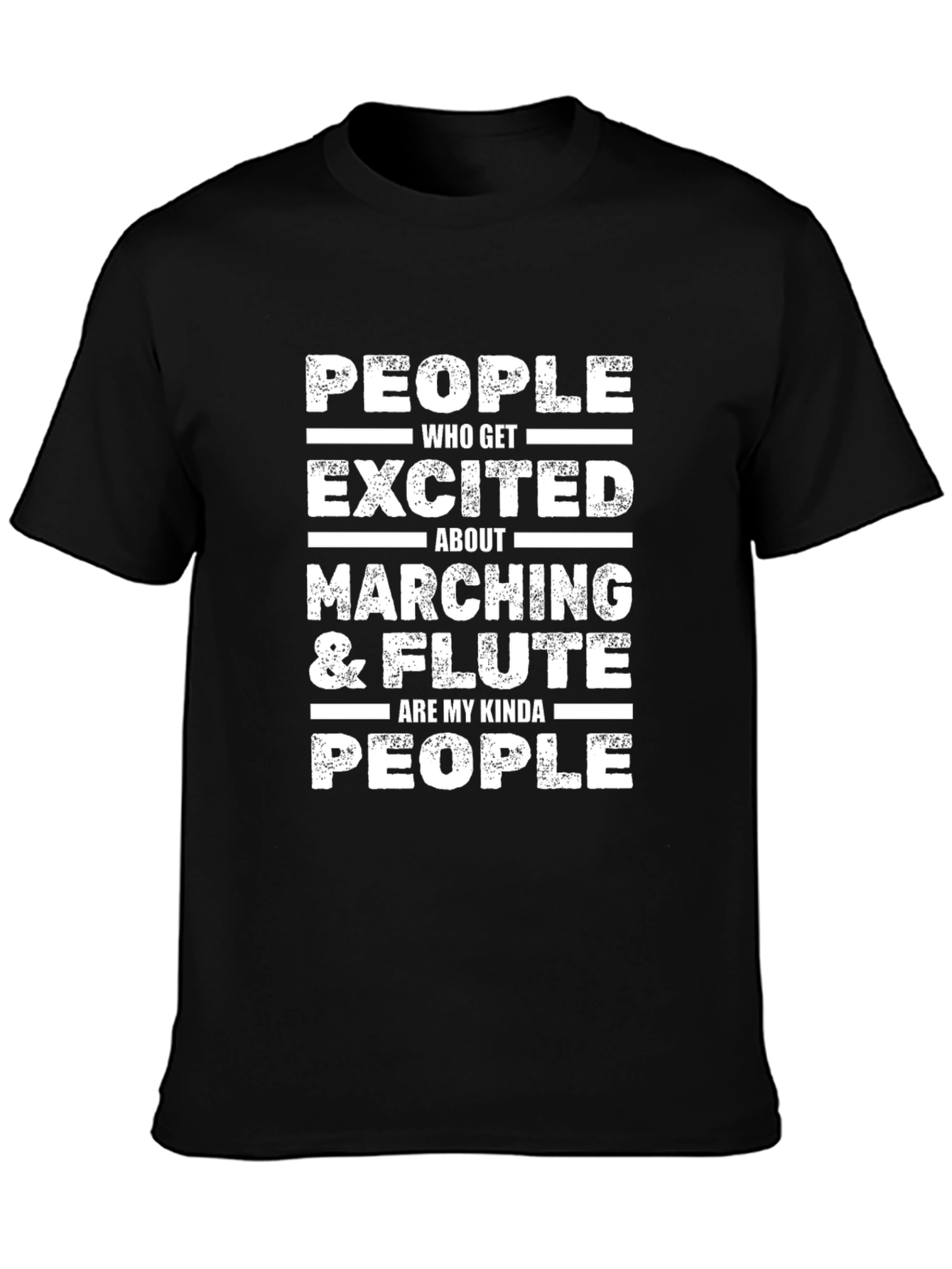 Marching & Flute Enthusiast Graphic T-Shirt