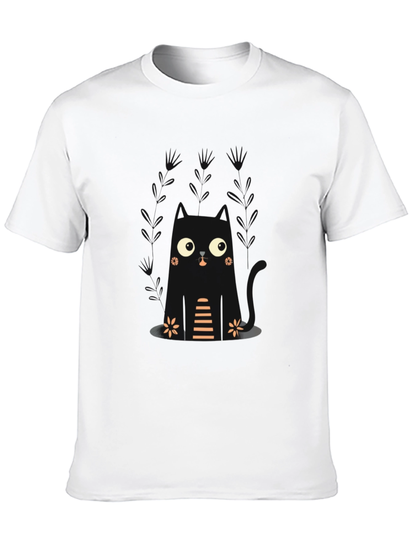 Cute Black Cat T-Shirt