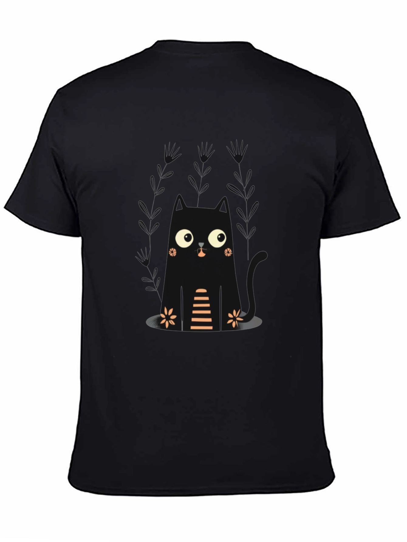 Cute Black Cat T-Shirt