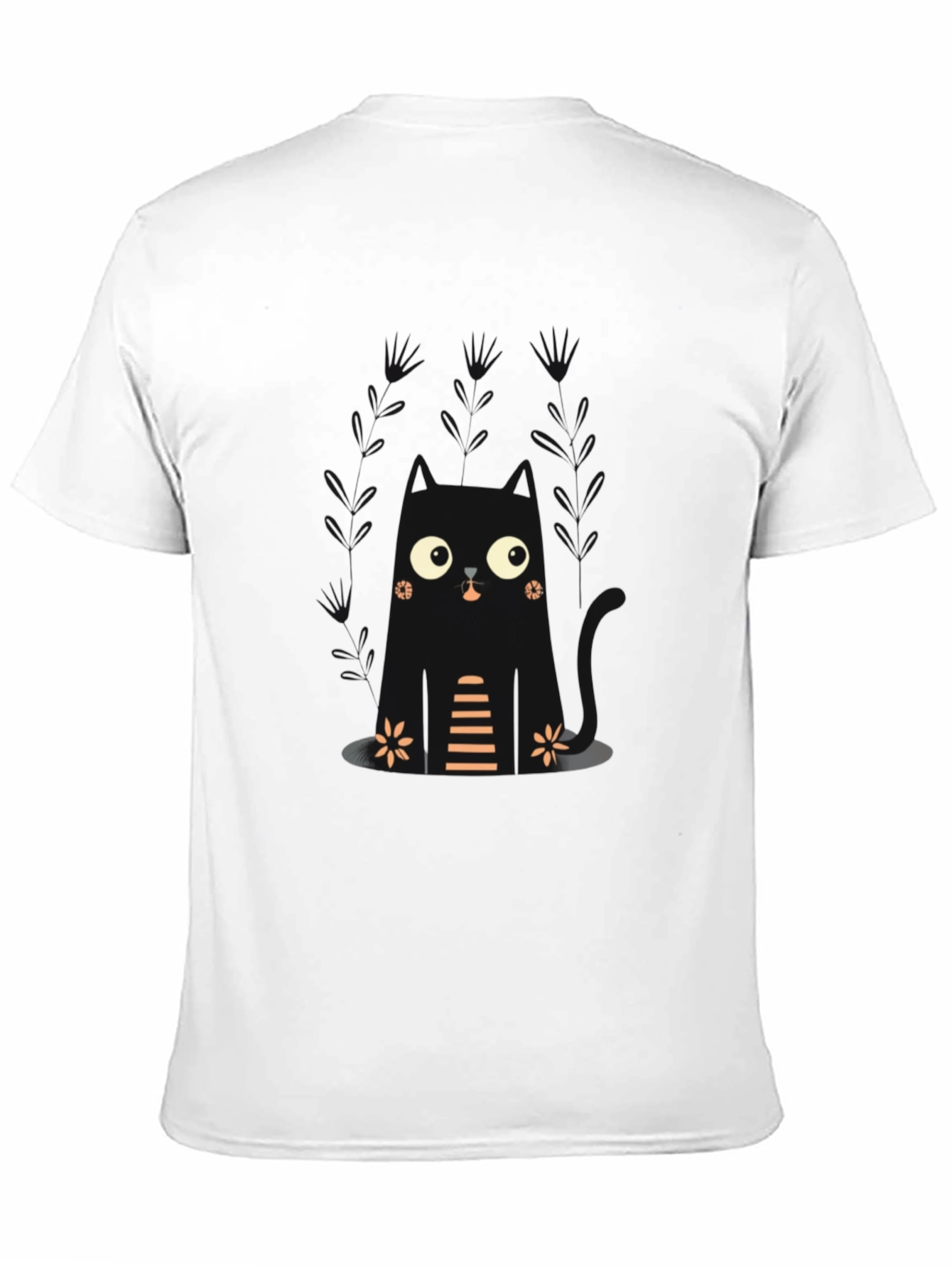 Cute Black Cat T-Shirt
