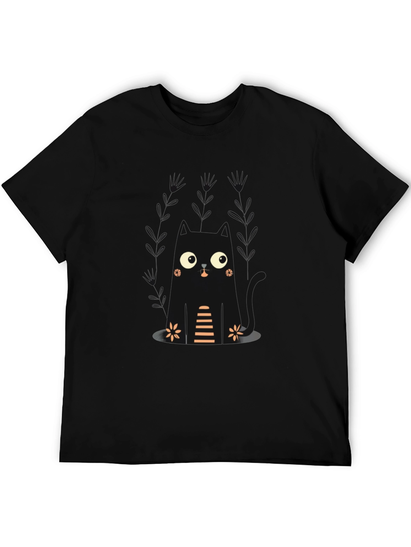 Cute Black Cat T-Shirt