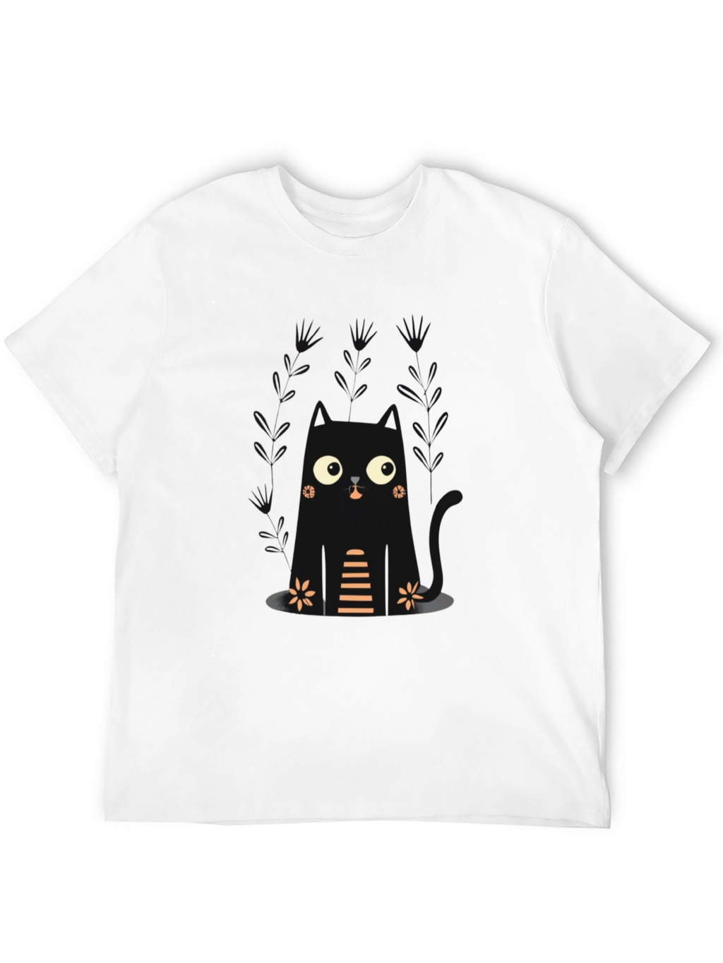 Cute Black Cat T-Shirt