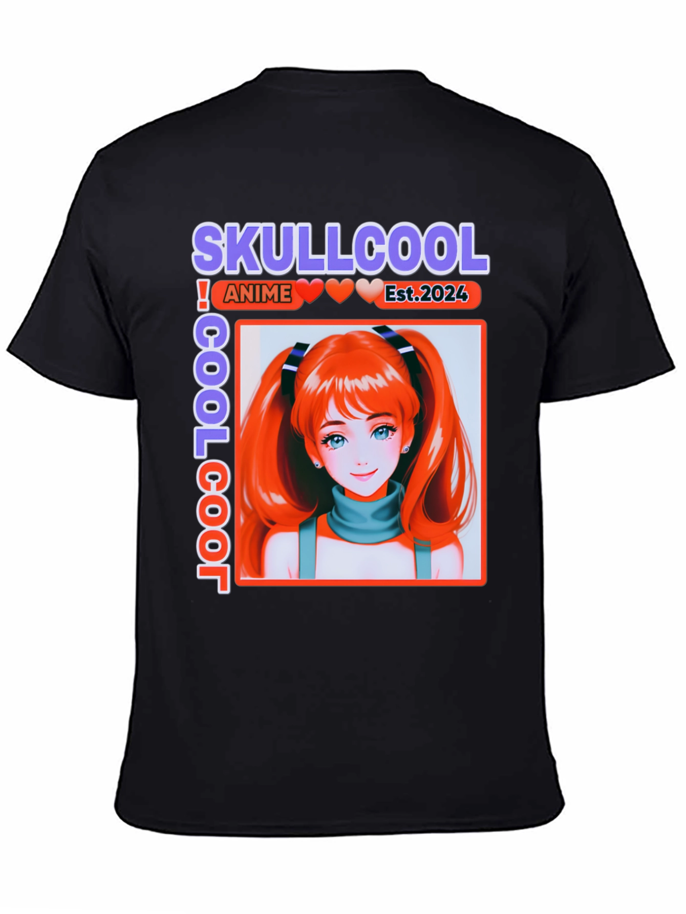 Skullcool Anime Girl T-Shirt - Est. 2024 - Cool Style