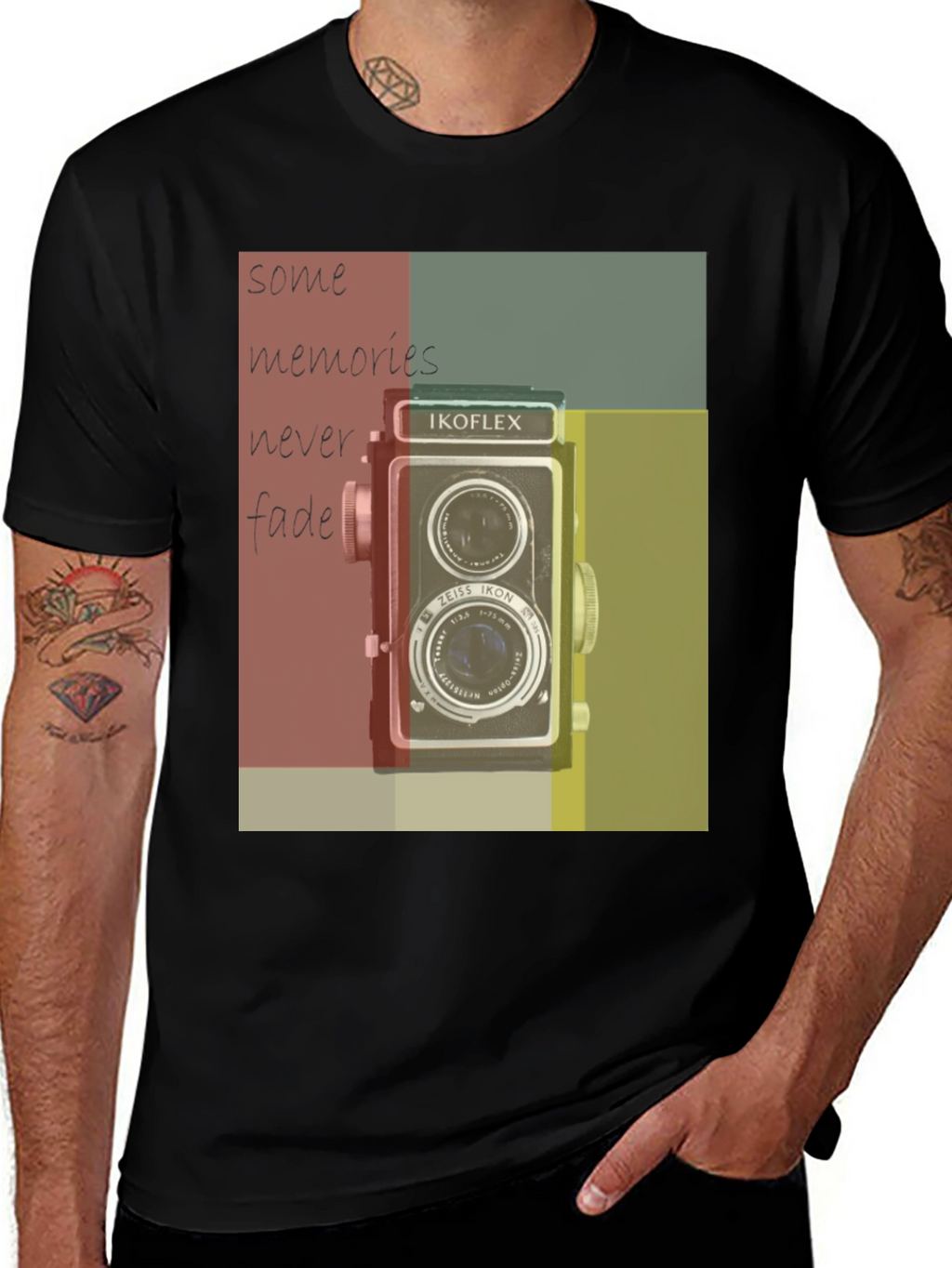 Retro Camera Graphic Tee - IKOFIEX
