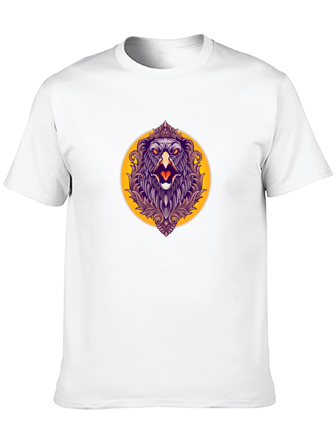 Eagle Crest Graphic Tee - Mens Black T-Shirt