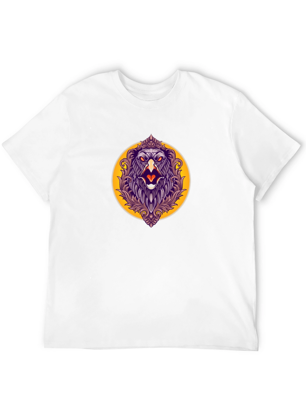 Eagle Crest Graphic Tee - Mens Black T-Shirt
