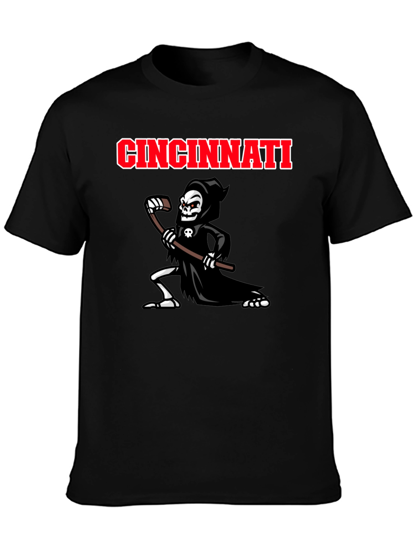 Cincinnati Hockey Grim Reaper T-Shirt