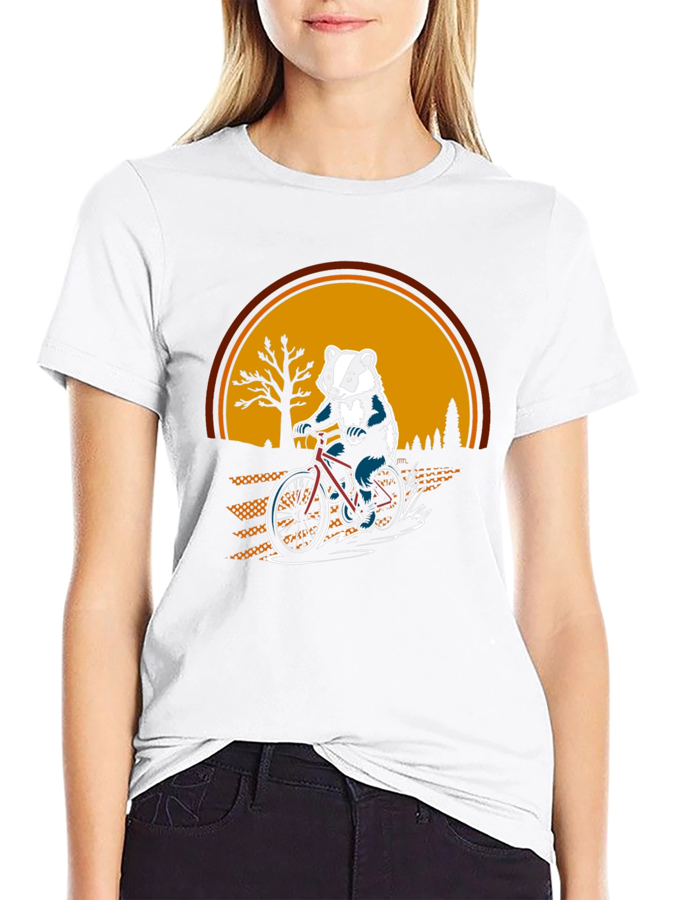 Badger Biking Tee