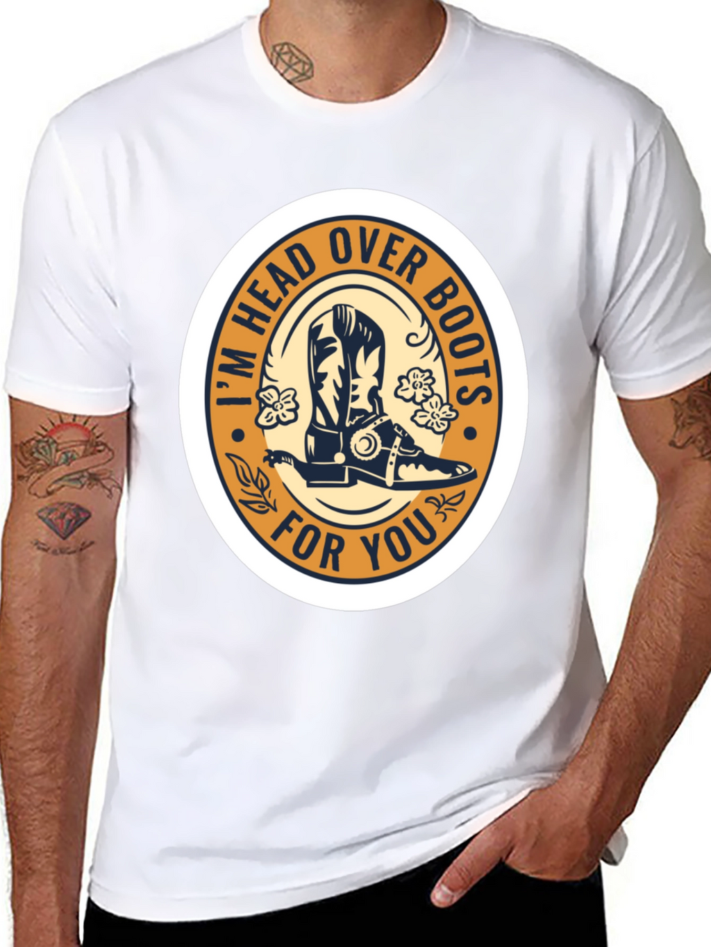 Head Over Boots Graphic Tee