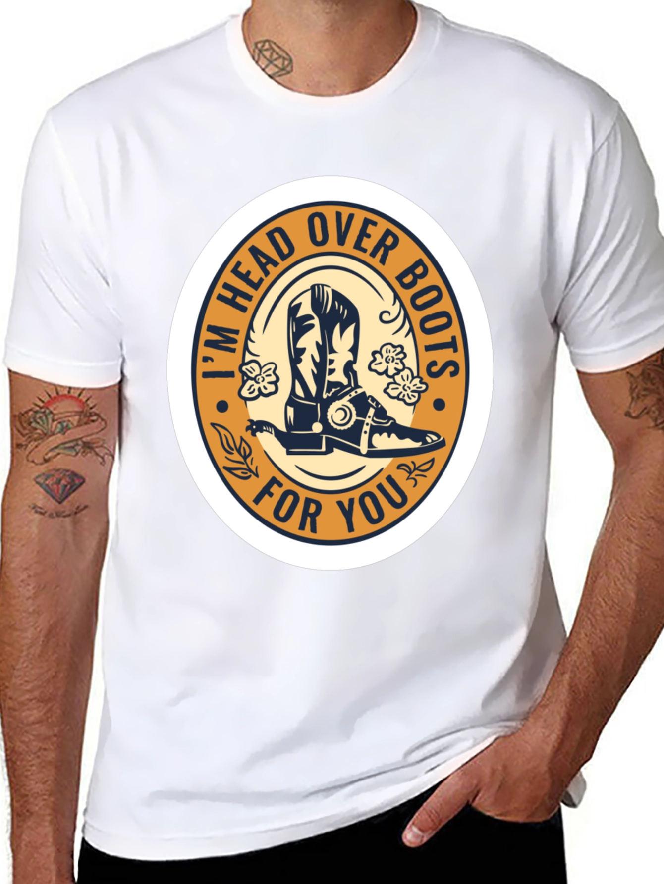 Head Over Boots Graphic Tee