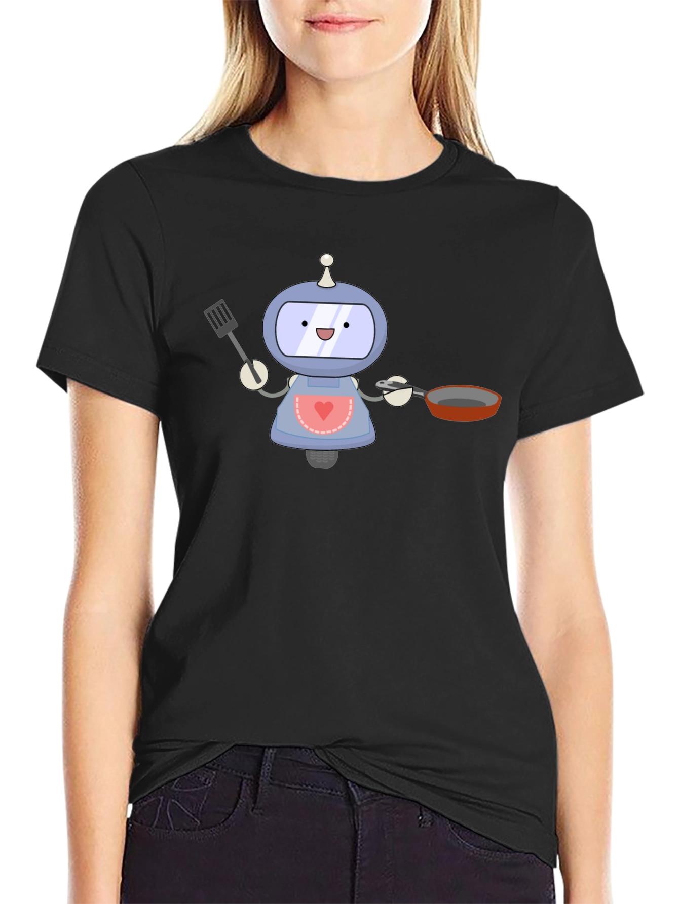 Robot Chef T-Shirt - Whimsical Design
