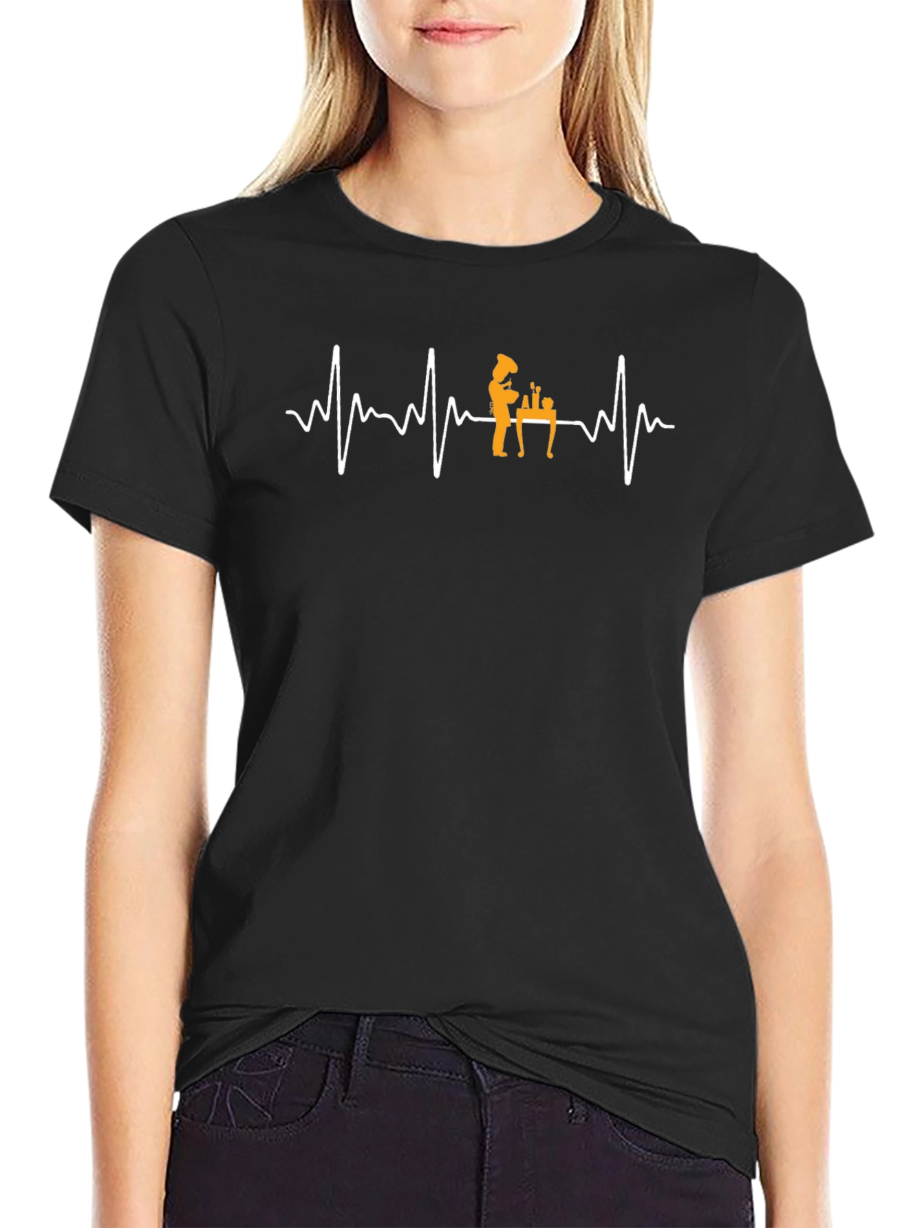 Chef Heartbeat T-Shirt - Culinary Passion
