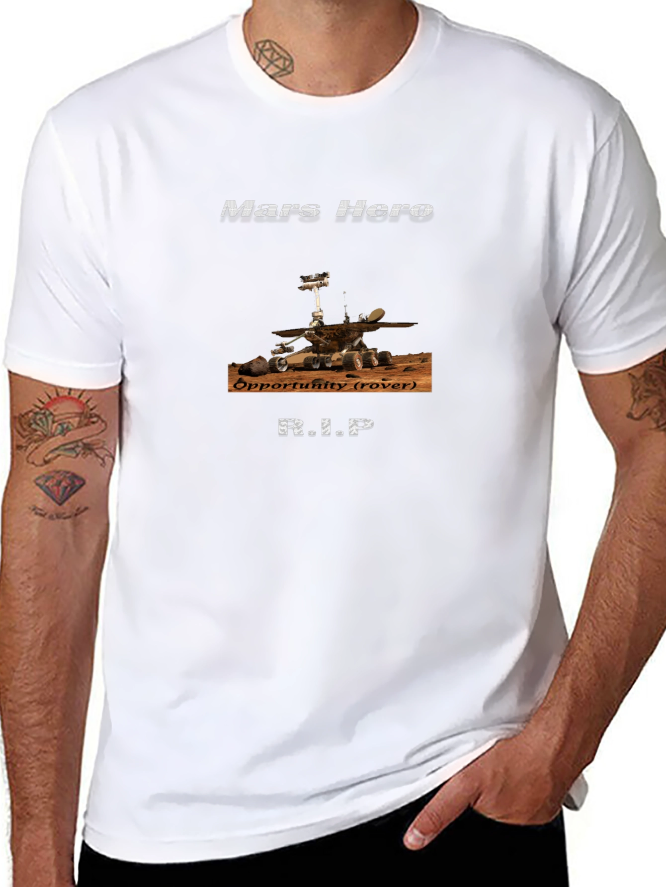 Mars Hero Rover Opportunity RIP T-Shirt