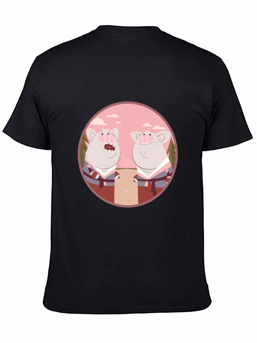 Funny Pig Karate T-Shirt