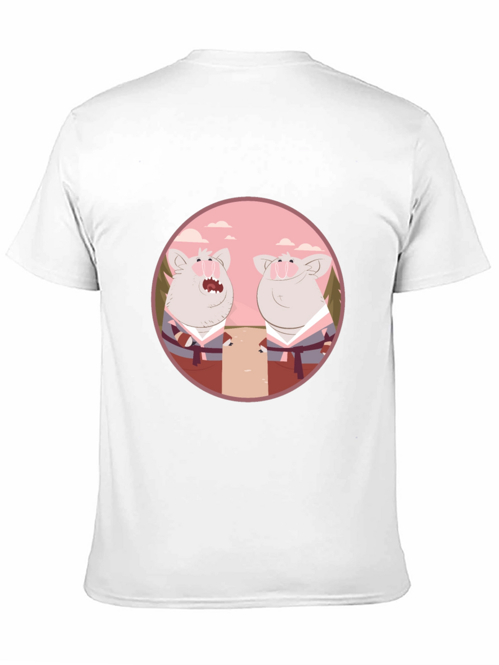 Funny Pig Karate T-Shirt