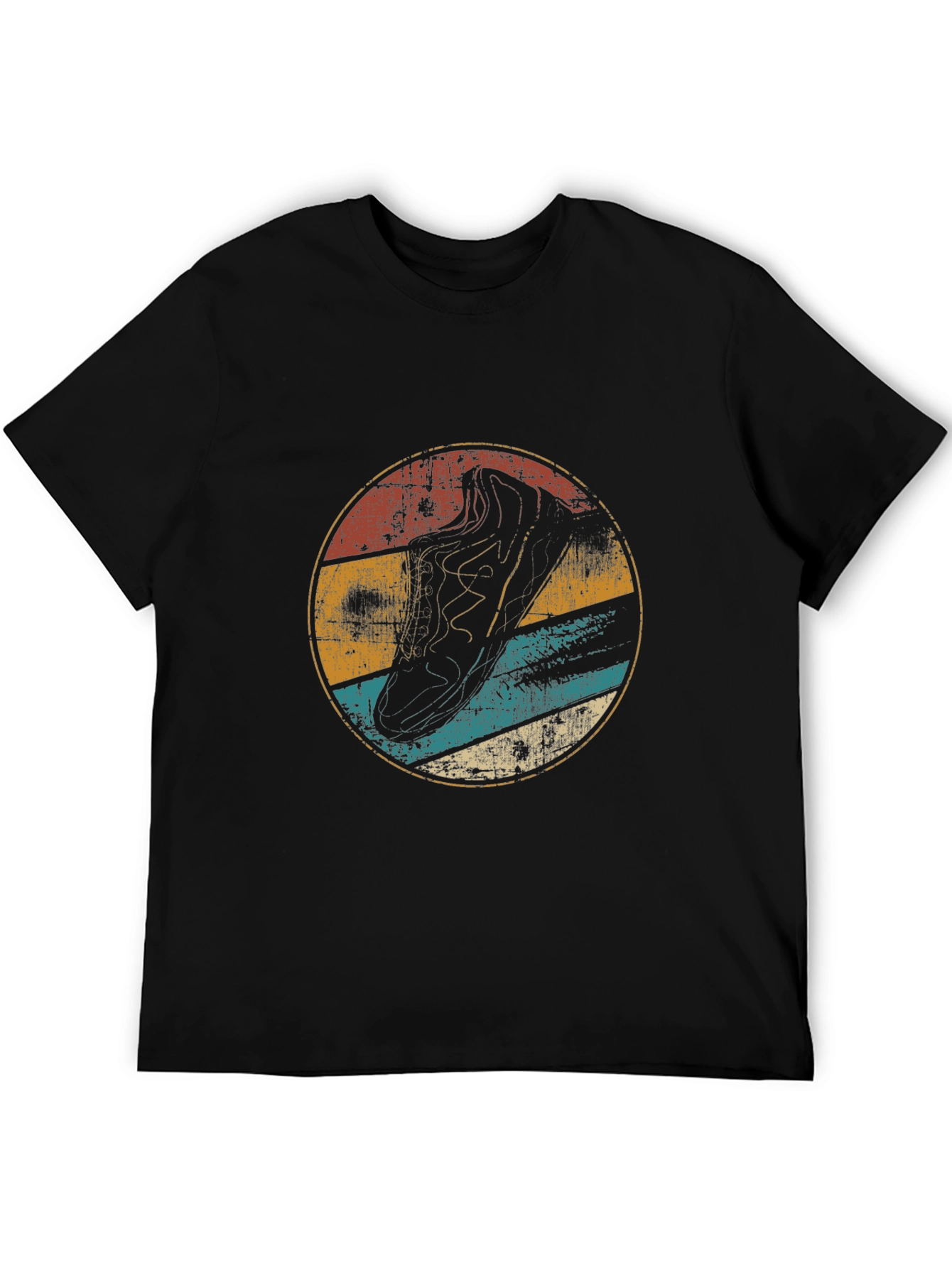 Vintage Runner Graphic Tee - Retro Style Comfort