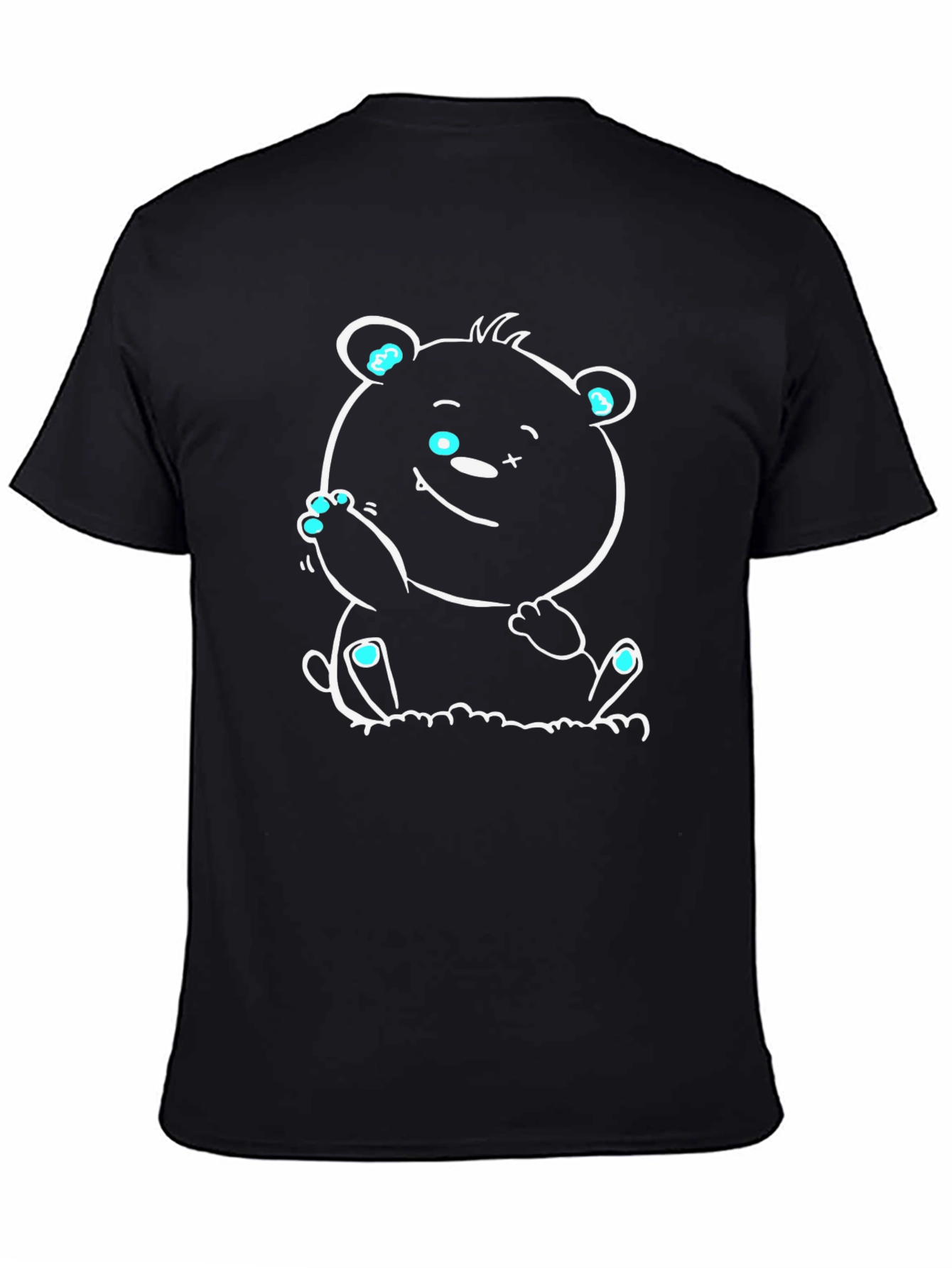 Cool Bear Graphic Tee - Black