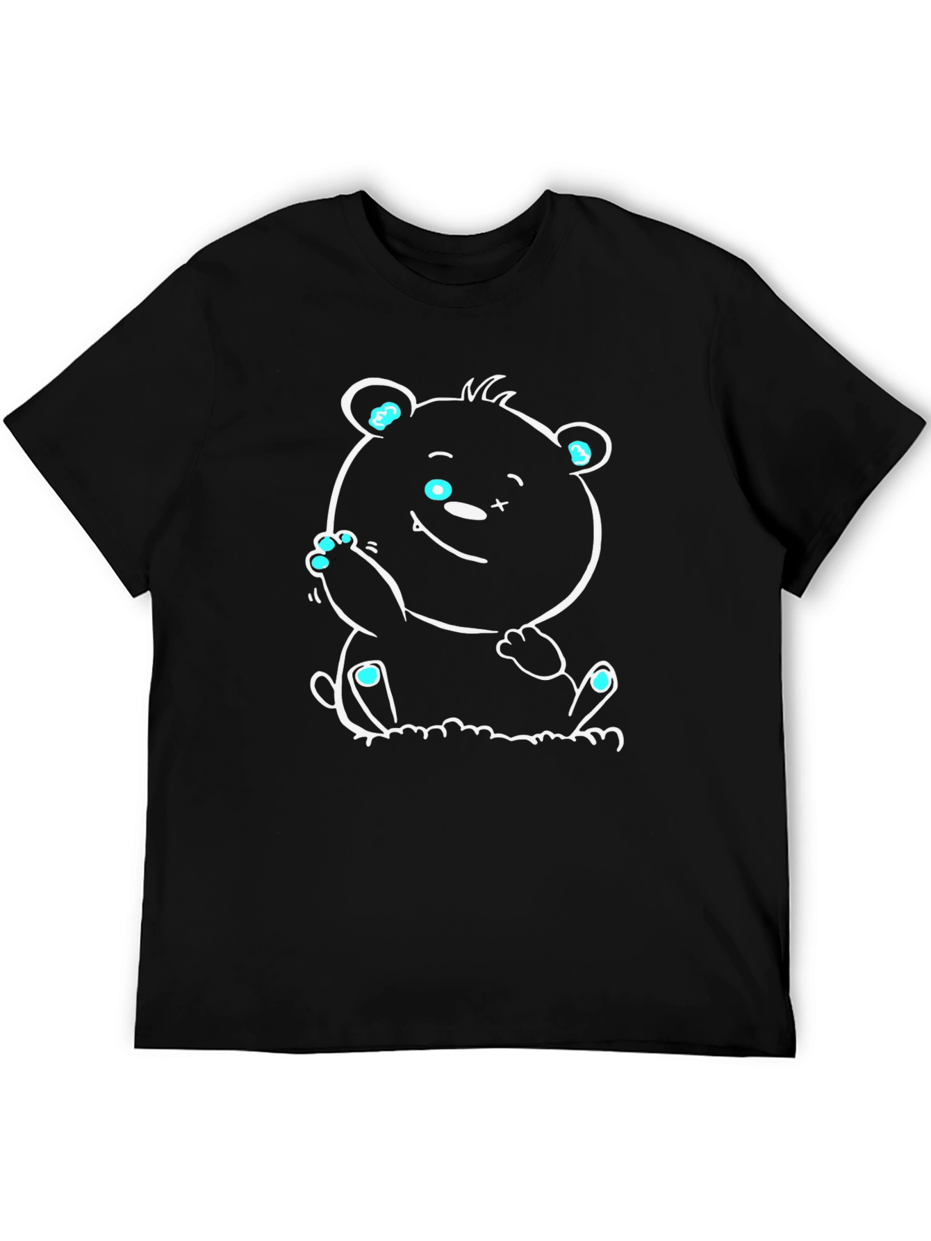 Cool Bear Graphic Tee - Black