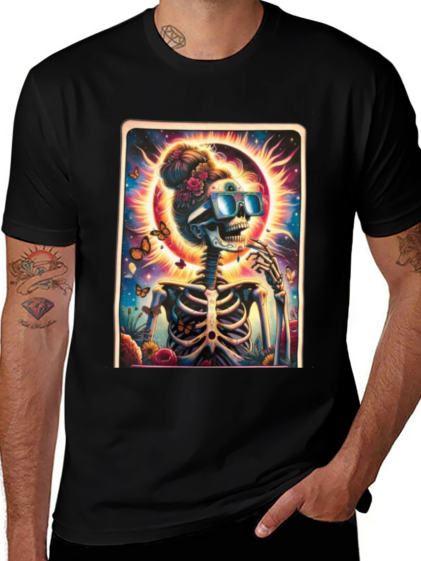 Funky Skeleton Graphic Tee