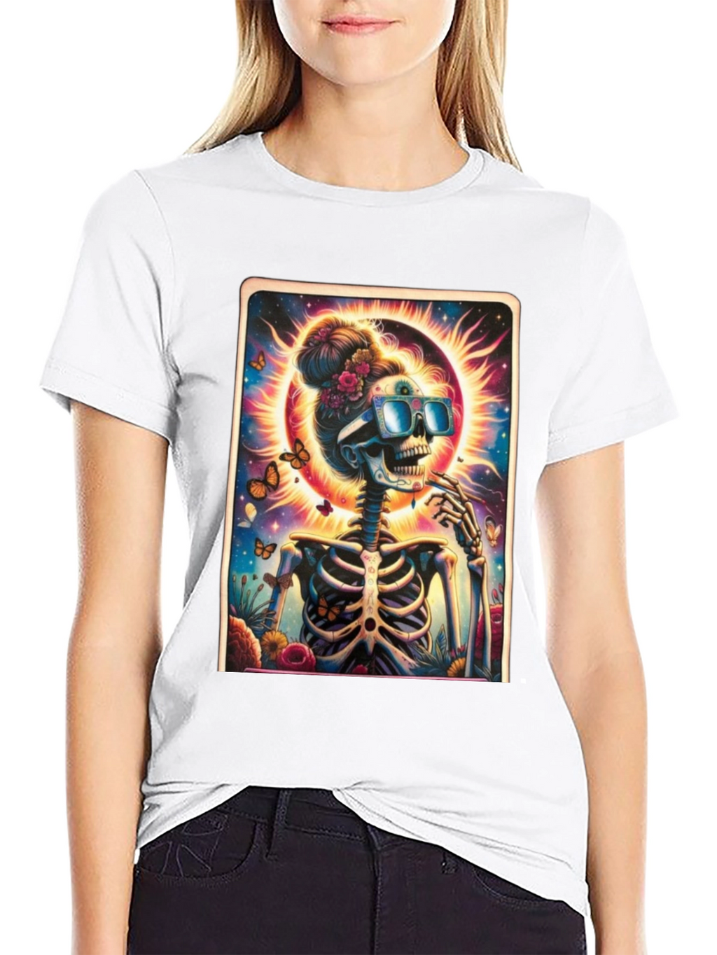 Funky Skeleton Graphic Tee