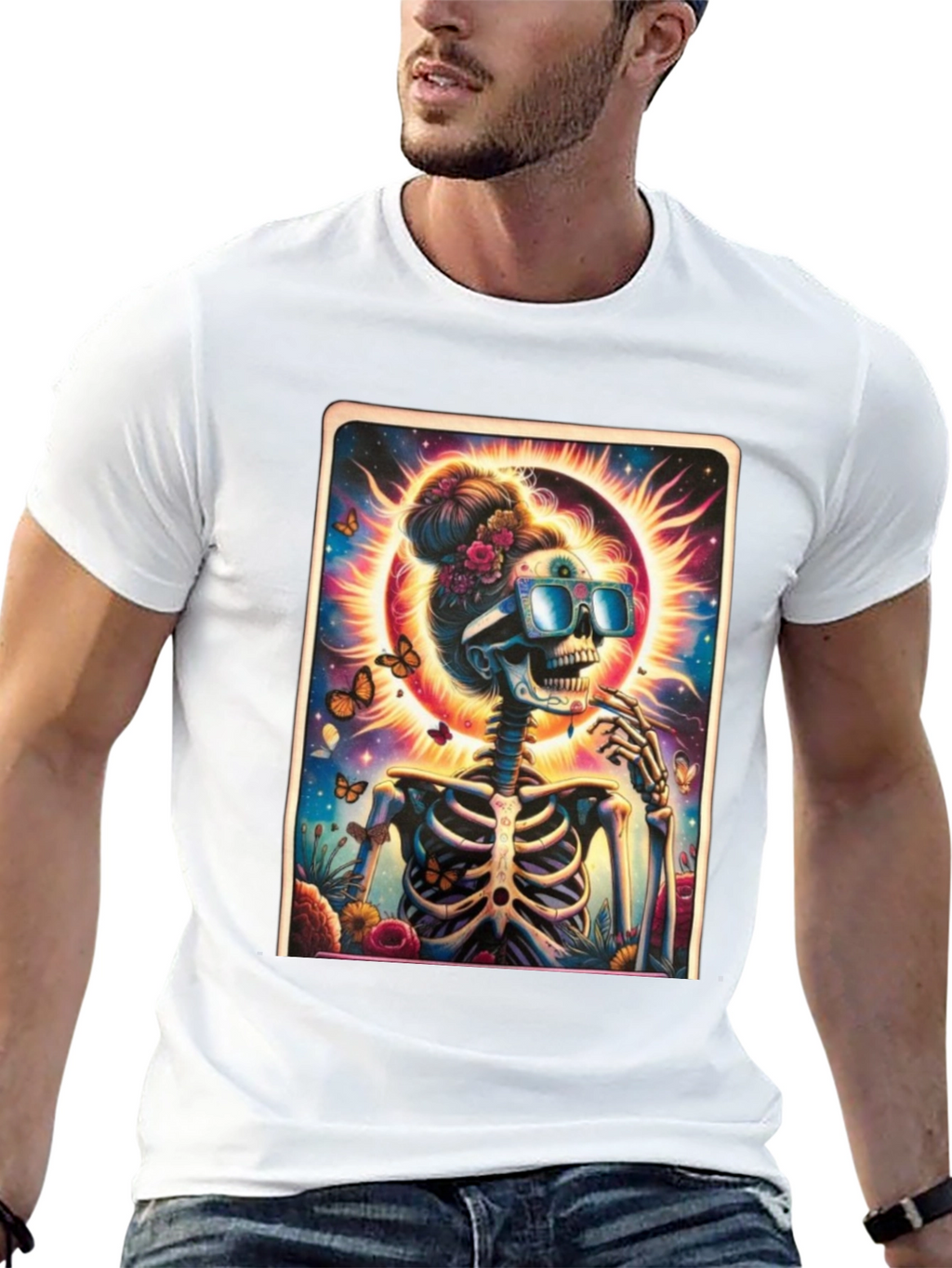 Funky Skeleton Graphic Tee