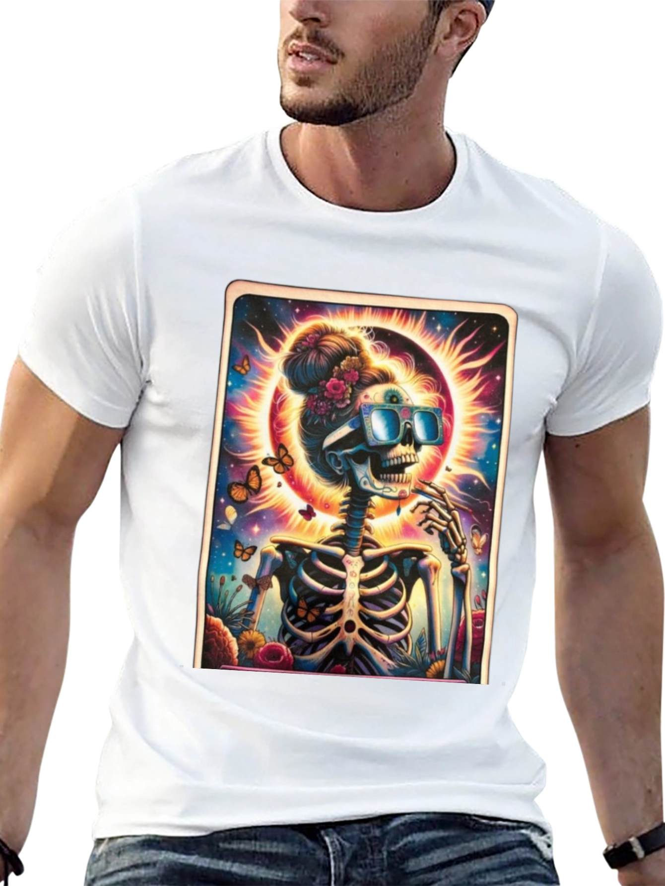 Funky Skeleton Graphic Tee