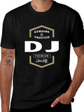 Genuine & Trusted DJ Premium Quality Black T-Shirt