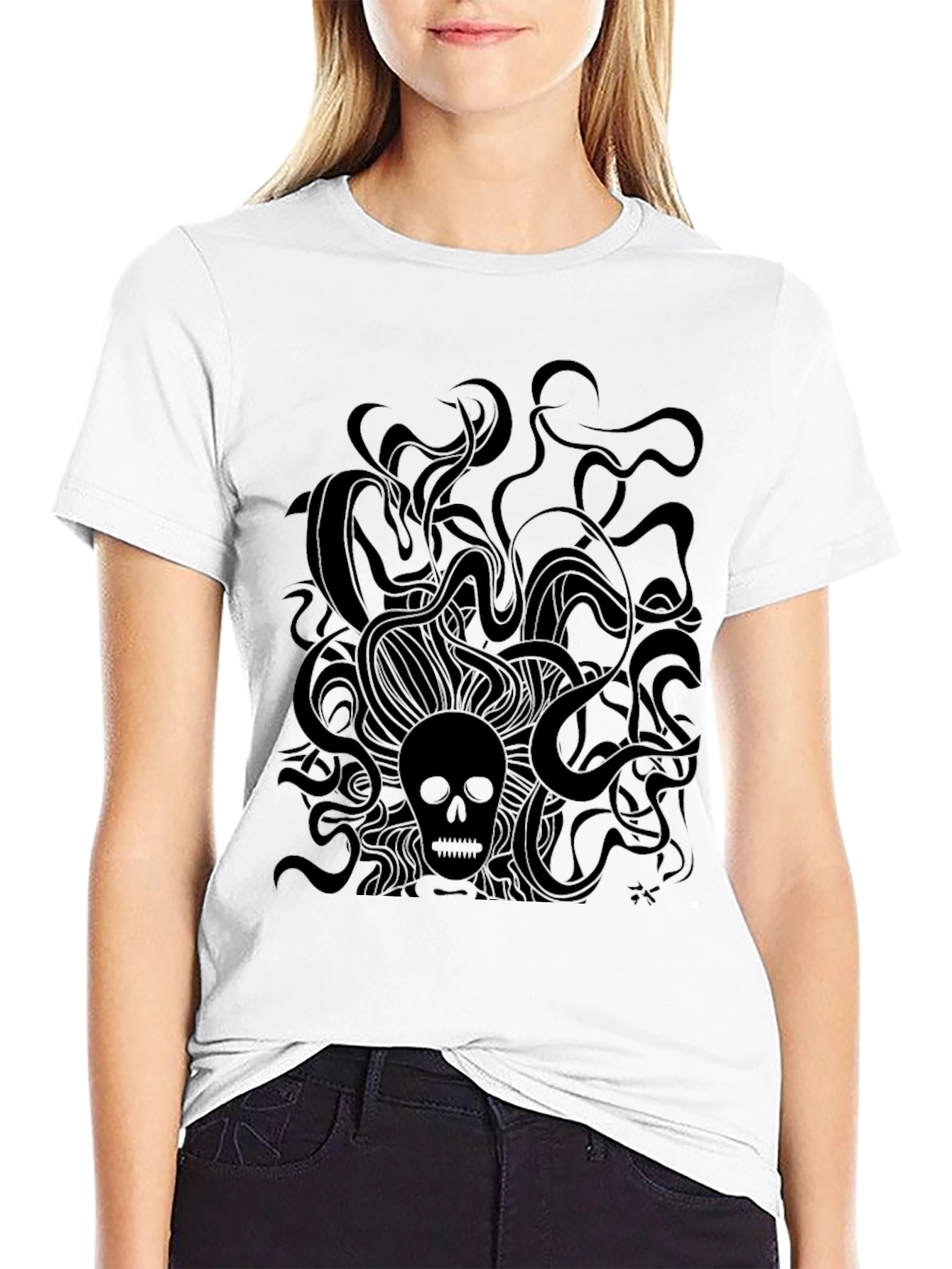 Dark Skull Graphic Tee - Premium Cotton Comfort