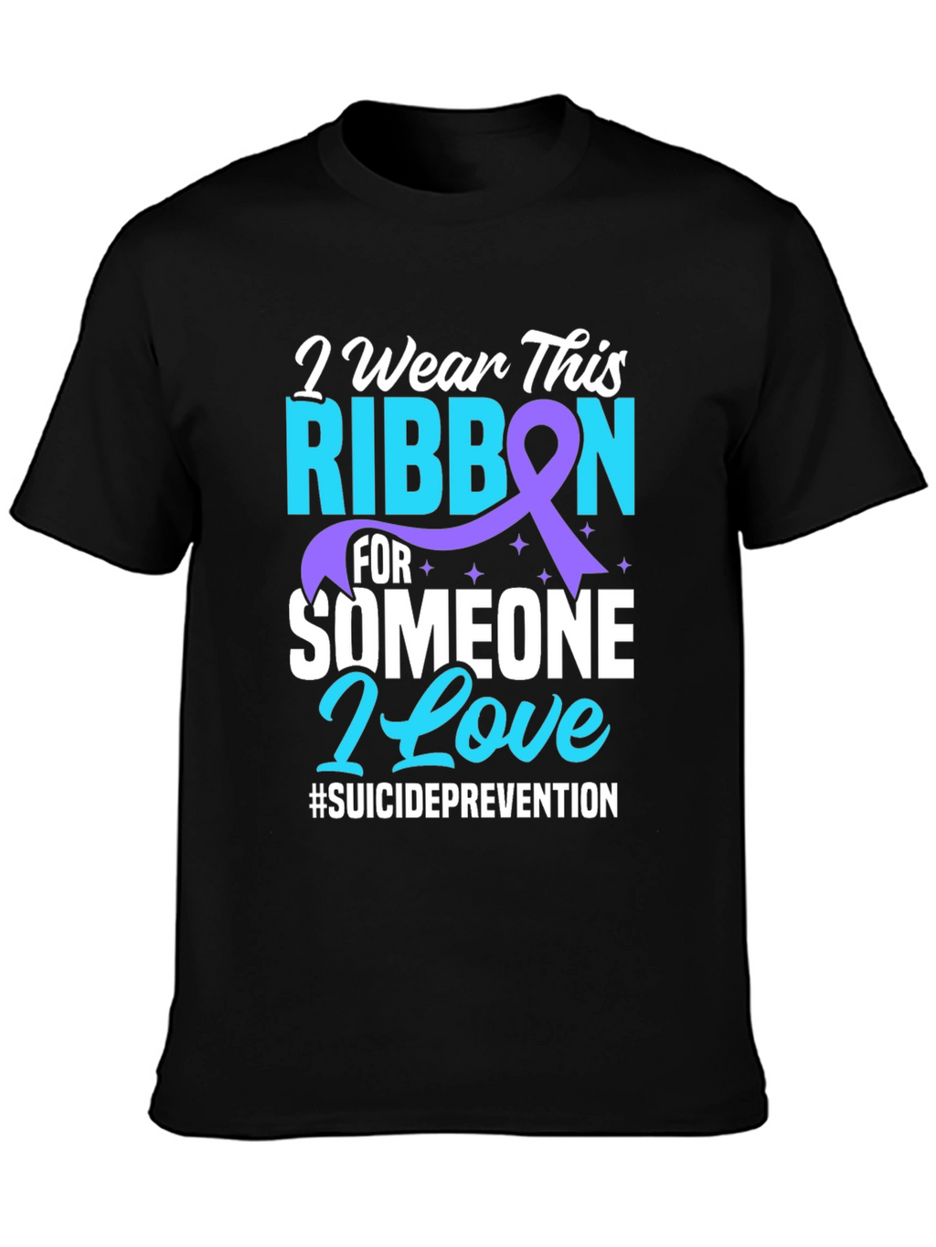 Suicide Prevention Ribbon Graphic Tee