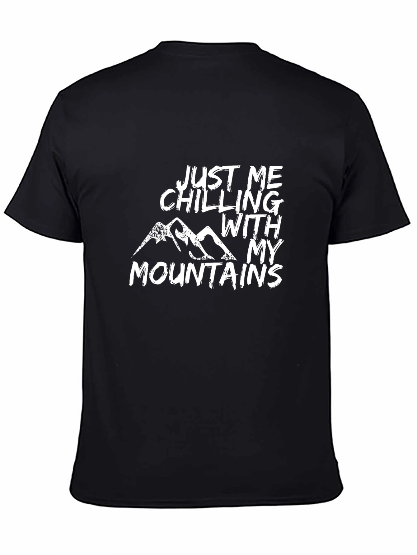 Just Me Chilling With My Mountains Tee