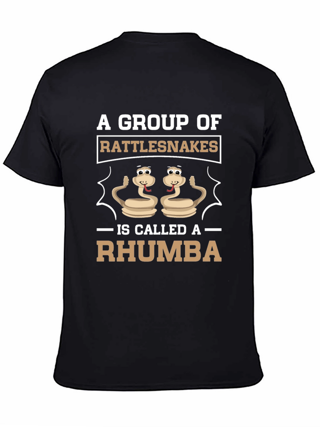 Funny Rattlesnake Rhumba Graphic T-Shirt