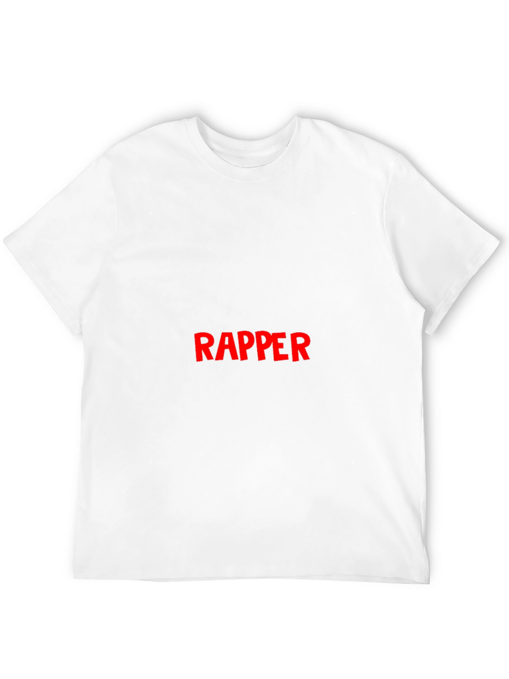 Bold Rapper Graphic Black T-Shirt