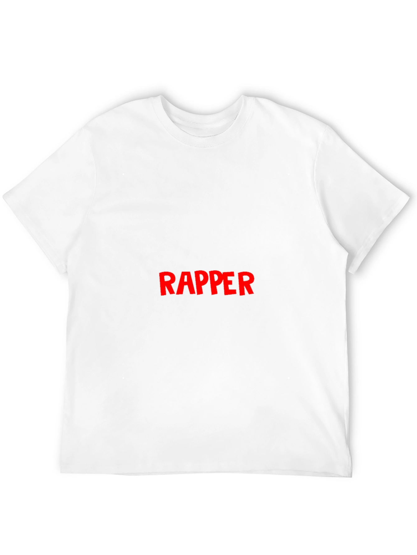 Bold Rapper Graphic Black T-Shirt