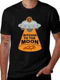 Bitcoin UFO T-Shirt - Crypto to the Moon!