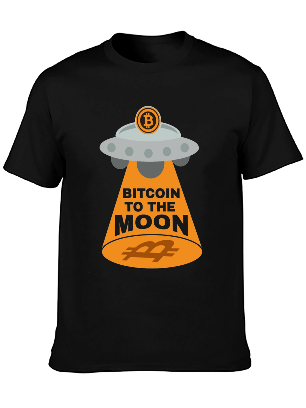 Bitcoin UFO T-Shirt - Crypto to the Moon!