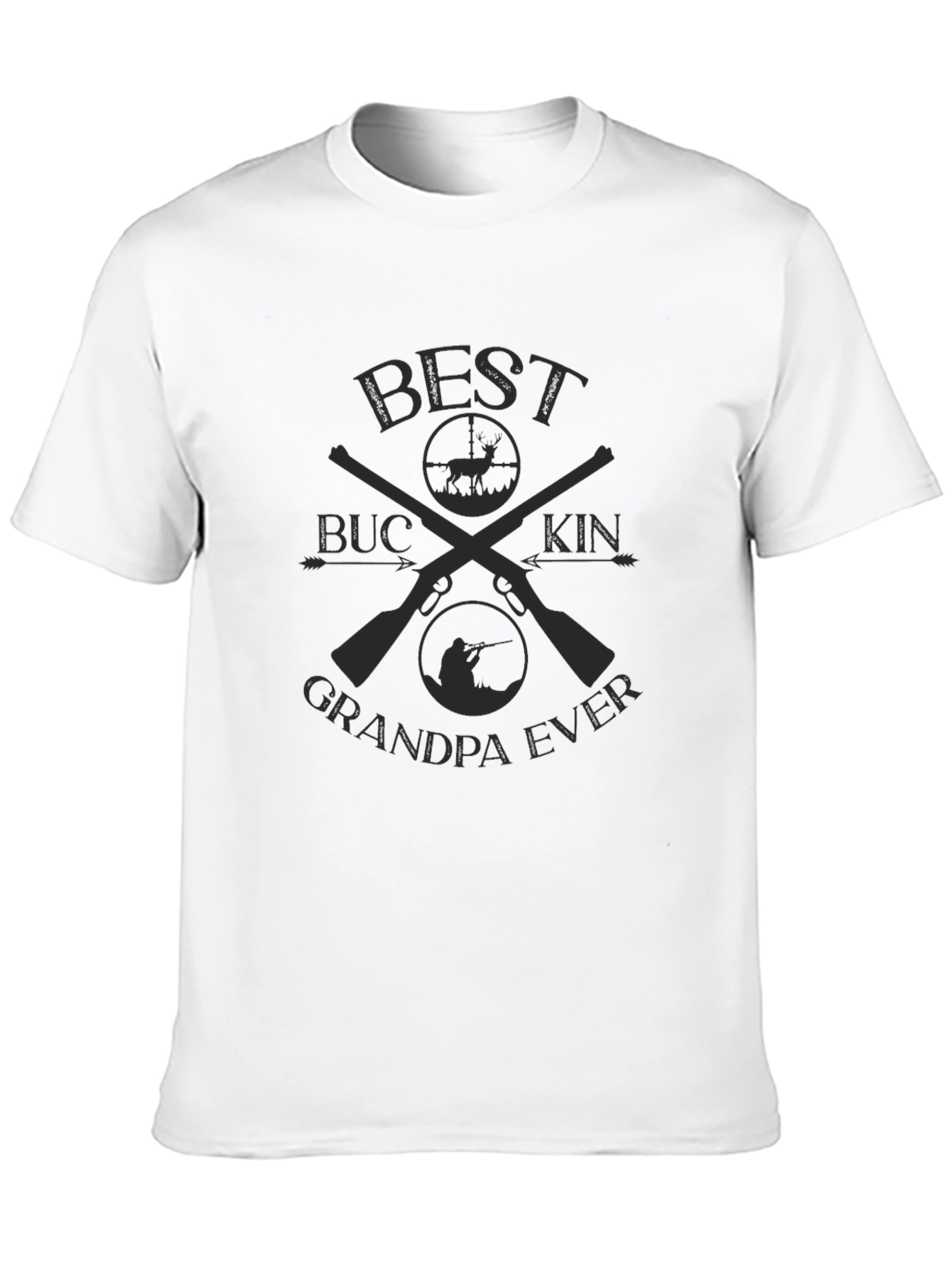 Best Buckin Grandpa Ever Mens T-Shirt