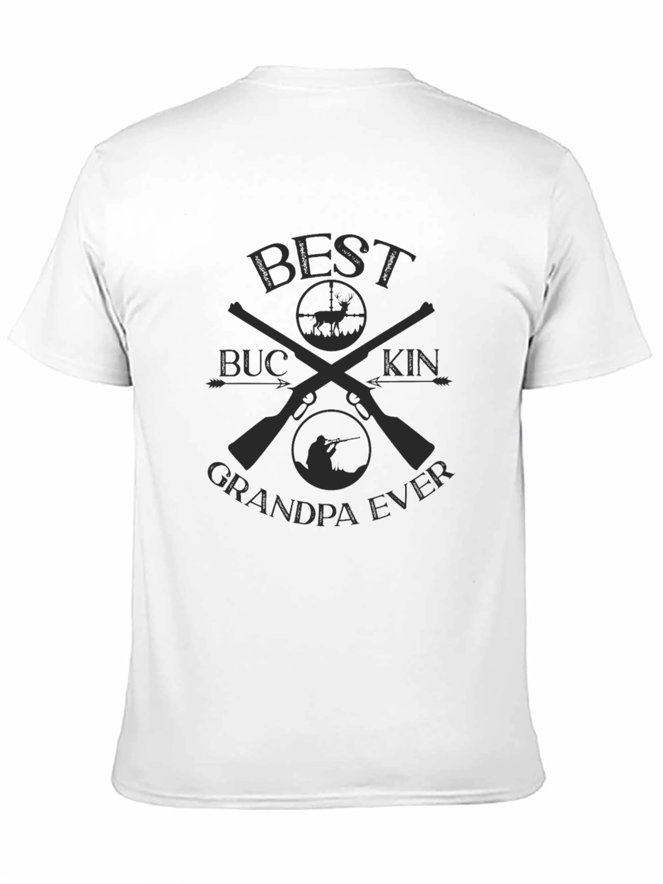 Best Buckin Grandpa Ever Mens T-Shirt