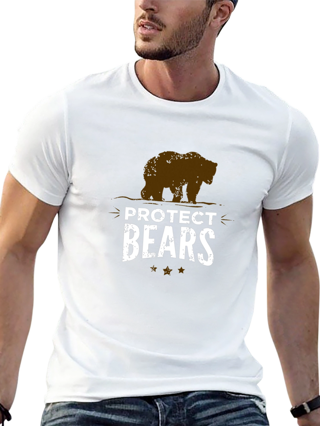 Protect Bears Graphic Tee - Conservation T-Shirt